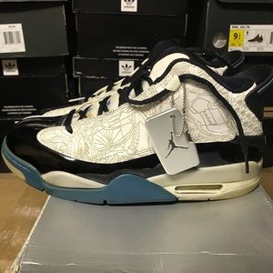 Used pair of Air Jordan Dub-Zero Sz 10